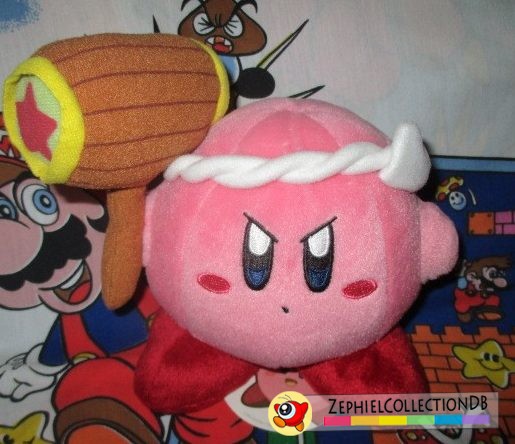 kirby hammer plush