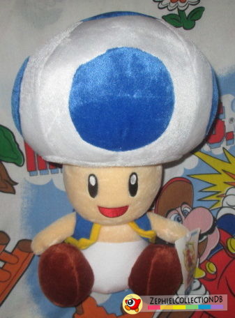 Super Mario Sunshine Blue Toad Jumbo Plush