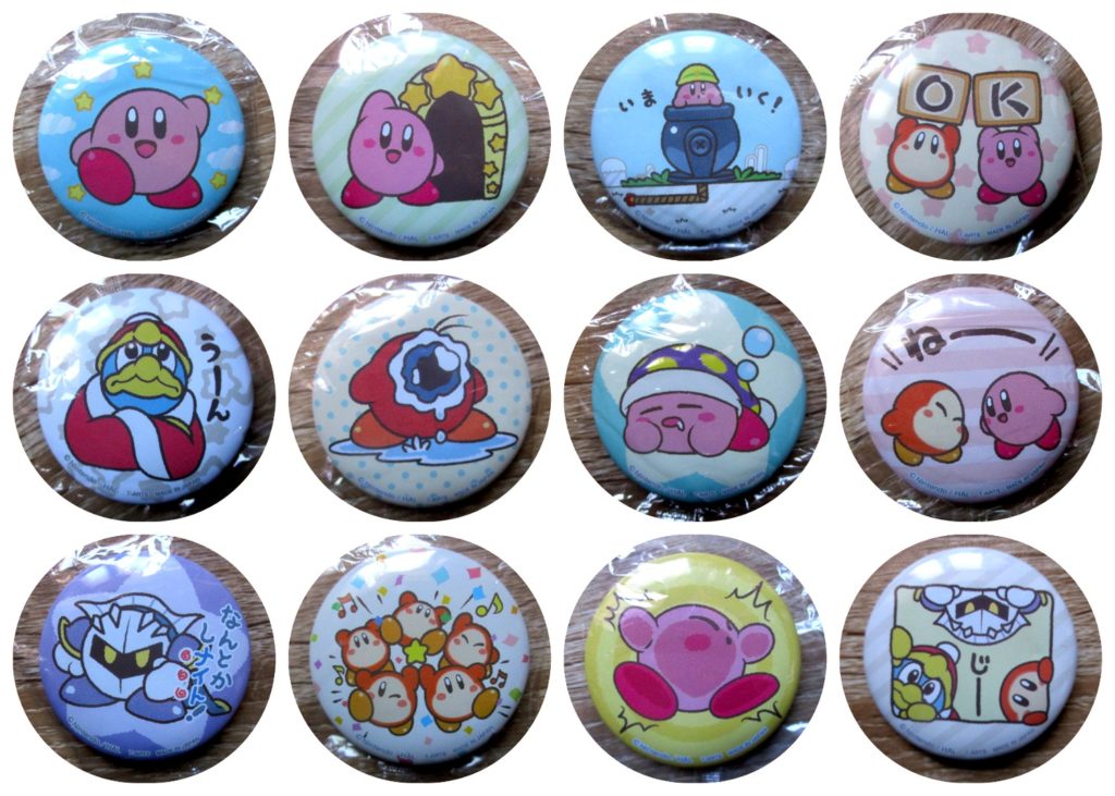 Kirby Yamashiroya Can Badge Complete Set of 12