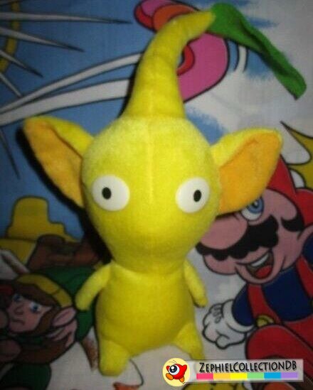 Yellow Pikmin Plush with Leaf
