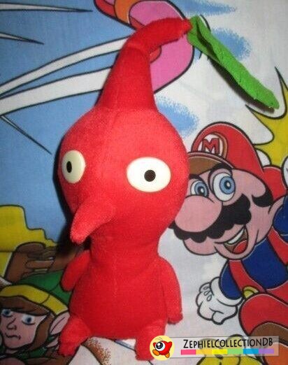 Red Pikmin Plush with Leaf