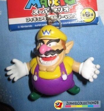 Super Mario Wario Figure Keychain