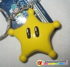 Super Mario Galaxy Grand Star Figure Keychain