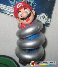 Super Mario Galaxy Spring Mario Figure Keychain