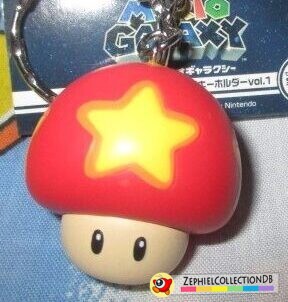 Super Mario Galaxy Life Mushroom Figure Keychain