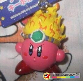 Fire Kirby Figure Keychain (Anime)