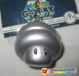 Super Mario Galaxy Spring Mushroom Figure Keychain