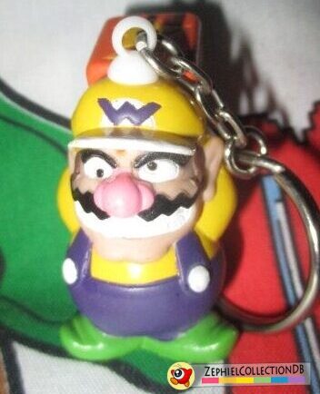 Mario Party 64 Wario Figure Keychain